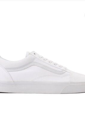 VANS Canvas Old Skool True White Sneaker